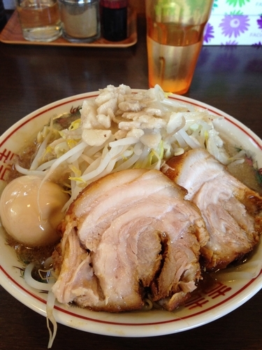 「[限定]小サブ ヤサイアブラニンニク少し」@つけ麺 弥七の写真