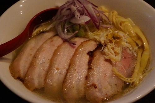 「蟹出汁特製らぁめん（月１下限定）＋チャーシュー」@麺処 夏海の写真