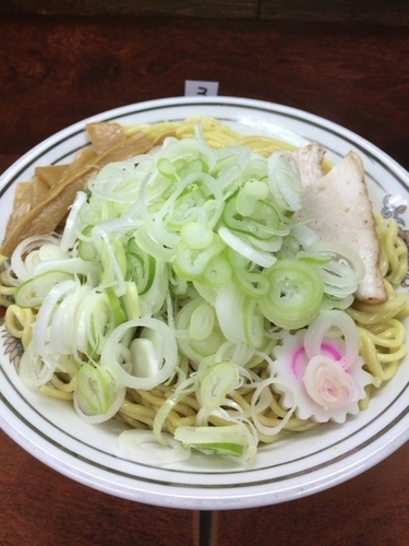 「油そば大 ねぎ盛り」@珍々亭の写真