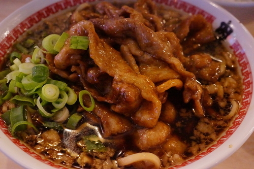 「肉汁麺レベル2 +ライス」@肉汁麺ススム 秋葉原本店の写真