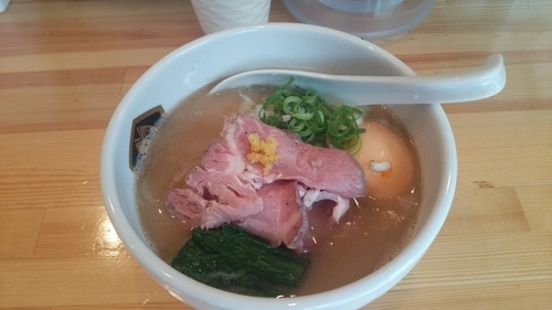 「鯛ラーメン雑炊セット」@真鯛らーめん 麺魚の写真