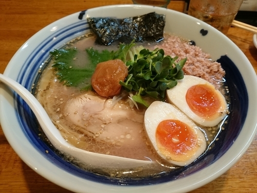 「【春季限定】梅鶏そば750円＋その他いろいろ」@麺屋 鶏口の写真