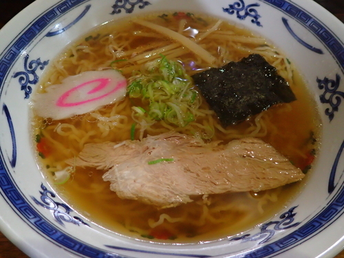 「支那そば」@支那そば ポッポ 本店の写真