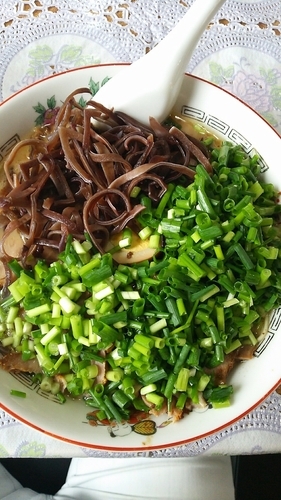 「豚骨チャーシュー特盛(かため)」@熊本ラーメン みち丸の写真