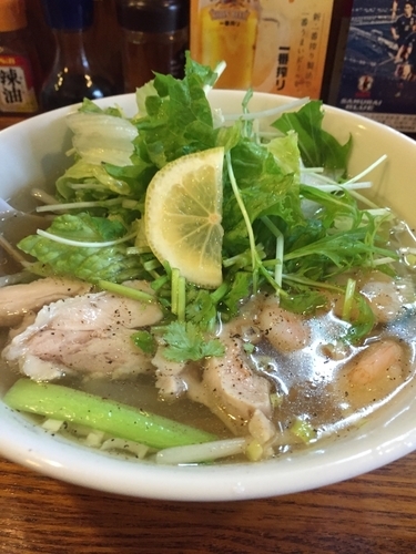 「鶏とエビのフォー」@茅ヶ崎ひだまり食堂の写真