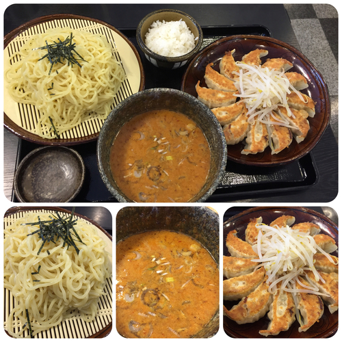 「浜松餃子とつけタンタンめん(冷)のセット¥1026」@五味八珍 メイワン店の写真