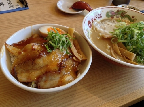 「チャーシュー丼定食 こってり 並 ¥1,058」@天下一品 岡崎店の写真