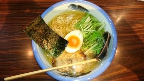 「塩ラーメン(まろあじ)￥880」@AFURI 六本木交差点の写真