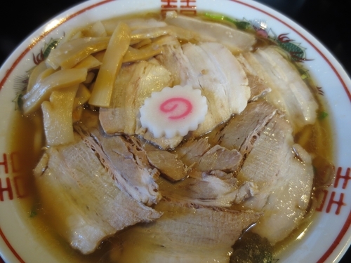 「肉煮干し中華そば　500円※「29（ニクの日）」サービス」@肉煮干し中華そば さいころの写真
