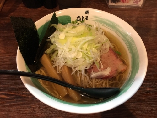 「【GW4/29限定】軟白ネギの塩、全粒粉麺。」@自家製麺 麺屋 利八の写真