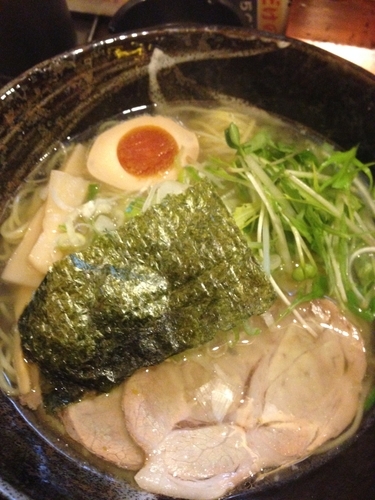 「ゆず塩ラーメン」@新名古屋名物 絆の写真