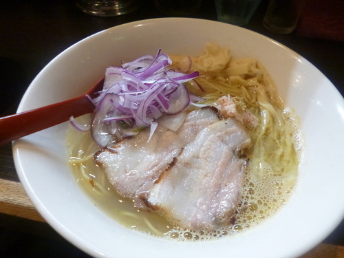 「【限定】蟹出汁特製らぁめん（塩）」@麺処 夏海の写真