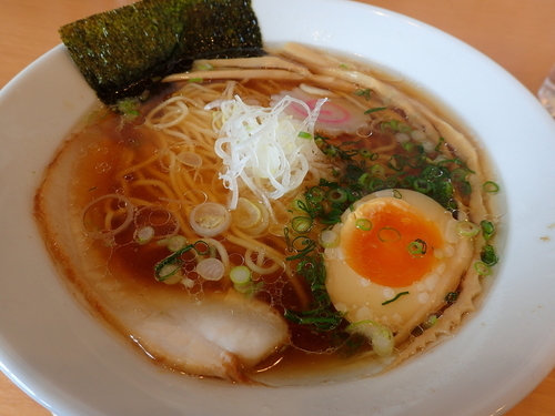 「昔ながらの中華そば」@中華そば 一念の写真