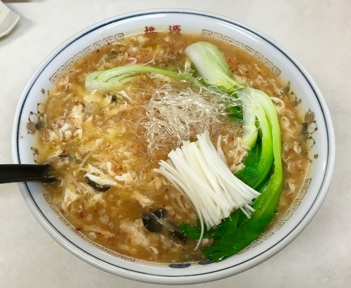 「魚翅湯タンメン 1000円」@中華 タンタンメン 隆翔の写真