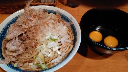 「【限定】スキヤキ牛脂(追い飯付)（大盛）」@ファットンの写真