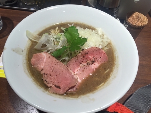 「烏賊煮干し中華そば　780円＋替え玉　180円」@麺屋 ねむ瑠の写真