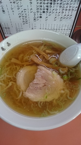 「ラーメン 610円」@佐野ラーメン 亀嘉の写真