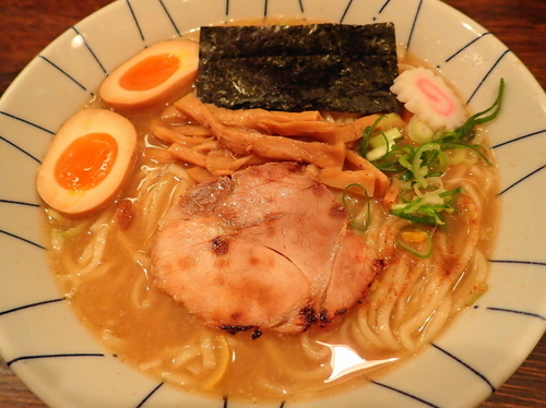 「中華そば 中盛＋サービス味玉」@麺恋処 き楽の写真