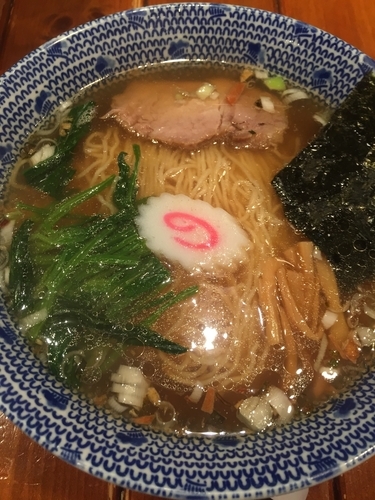 「らーめん（薄口醤油）、大盛り」@くじら軒 八重洲店の写真
