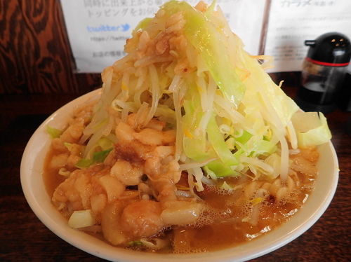 「普通盛（240g）ヤサイ＋アブラ」@麺屋 鳳の写真