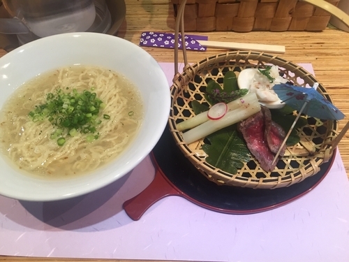 「（3周年特別限定）春の宴〜風の声に耳を澄ませ¥1000」@NOODLE STOCK 鶴おかの写真