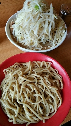 「レモンつけ麺(限定)」@ラーメン二郎 八王子野猿街道店2の写真