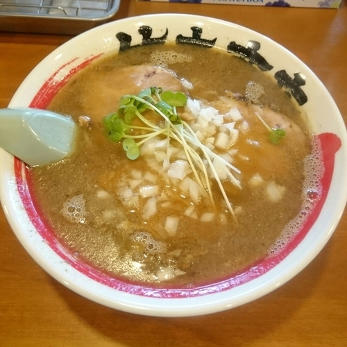 「アジ煮干しそば @780円」@竹本商店 札幌煮干センターの写真
