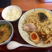 味噌つけ麺 並200g 温盛 ¥702 + ライス無料