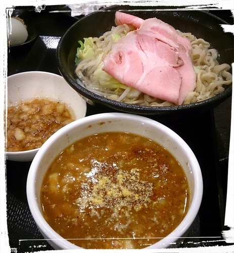 「カレーつけ麺 中盛 850えん」@つけ麺 どでんの写真