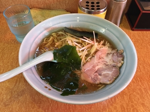 「ネギラーメン   800円」@ラーメン一二三の写真
