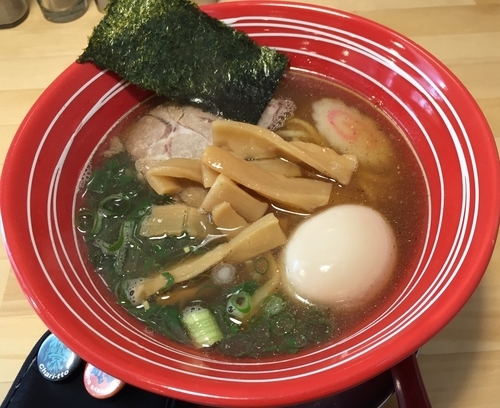 「中華そば+煮たまご(¥750+¥130)」@佐藤製麺所の写真