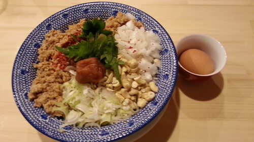 「限定メニュー 手羽トロ汁なし担担」@担担麺 Japanese Original Tang-Tangの写真