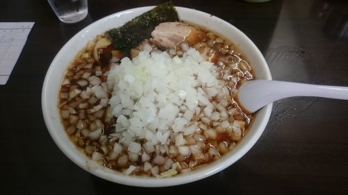 「ちゃーしゅーめん、やくみ(玉ねぎ)大盛り (1230円)」@ぐうらーめんの写真
