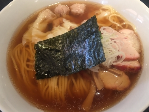 「ワンタンメン（醤油）¥880」@支那ソバ 小むろの写真