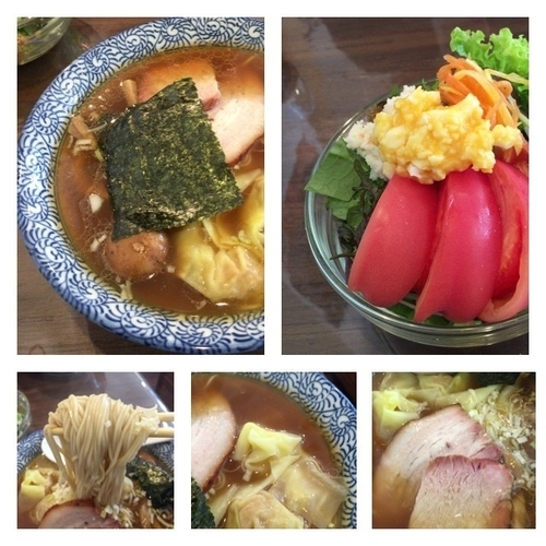 「わんたんめん 正油 960円」@らーめん森や。の写真