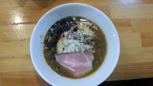 「15食限定メニュー  天久保ブラック」@煮干中華ソバ イチカワの写真