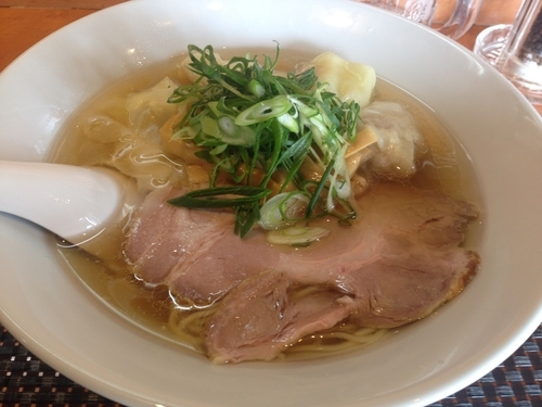 「塩煮干雲呑中華そば」@柴崎亭の写真