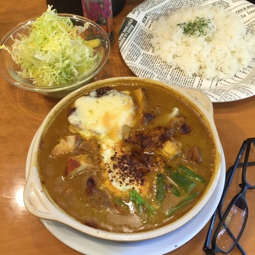 「じゃが芋・ローストチキンカリー（スリランカ風）」@KIKUYA CURRYの写真