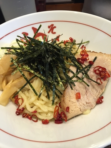 「油そばRED 720円」@油そば専門店 はてな 多賀城本店の写真