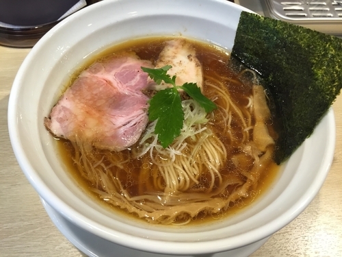 「醤油そば(細麺) チャーシュー丼」@麺屋壱心の写真