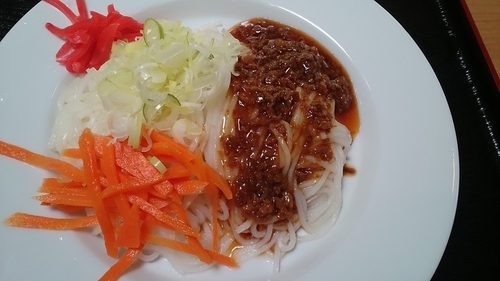 「ジャージャー麺」@道志の湯の写真