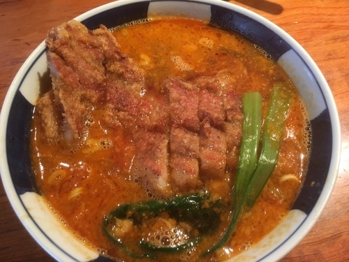 「排骨担々麺1000円」@支那麺 はしご 銀座本店の写真