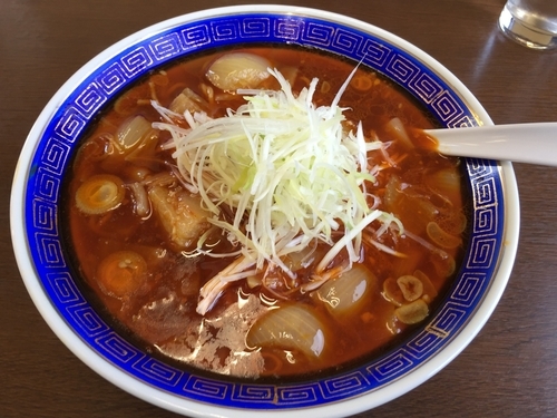 「担々麺(800円)+半ライス(100円)」@江ざわの写真