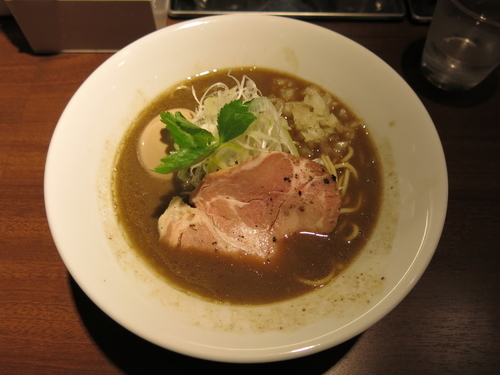 「超濃厚烏賊煮干中華そば＋煮玉子：880円」@麺屋 ねむ瑠の写真