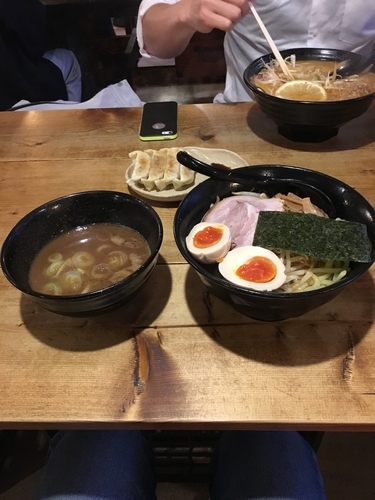 「正油つけめん」@ら麺 はちにの写真