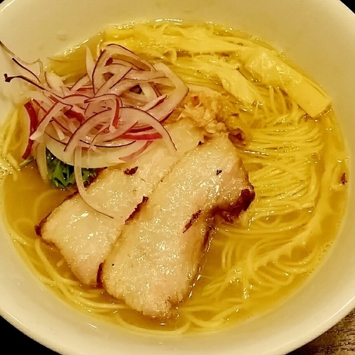 「【本日限定】蟹出汁特製らぁめん　９８０円」@麺処 夏海の写真
