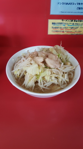 「小ラーメン700円(アブラ少し)」@ラーメン二郎 茨城守谷店の写真