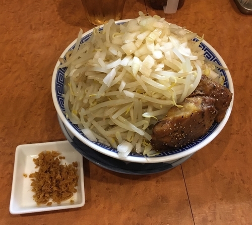 「塩そば 野菜増し」@雷神 角ふじの写真