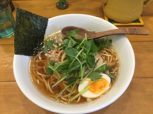 「【日・月限定】ちょこっと煮干しSOBA  800円」@麺屋 Hulu-luの写真