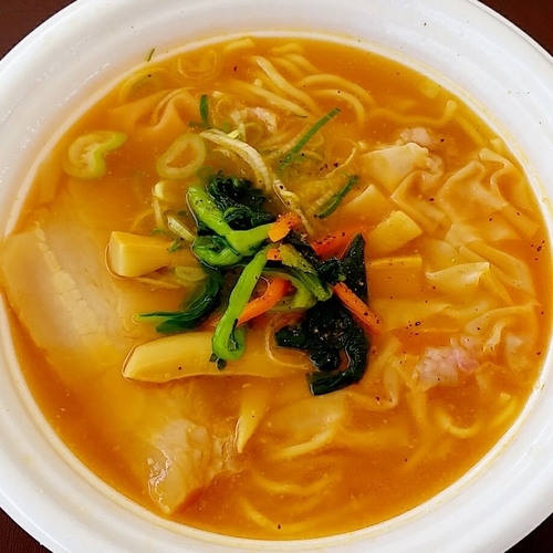 「スタミナワンタンメン ７５０円@満月（山形県）」@水戸のラーメンまつりⅡ ～炎のラーメンウィーク～の写真